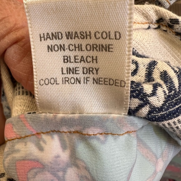 Aratta Silent Journey Boho Mixed Print High Low Tunic Shirt XL - Picture 7 of 7